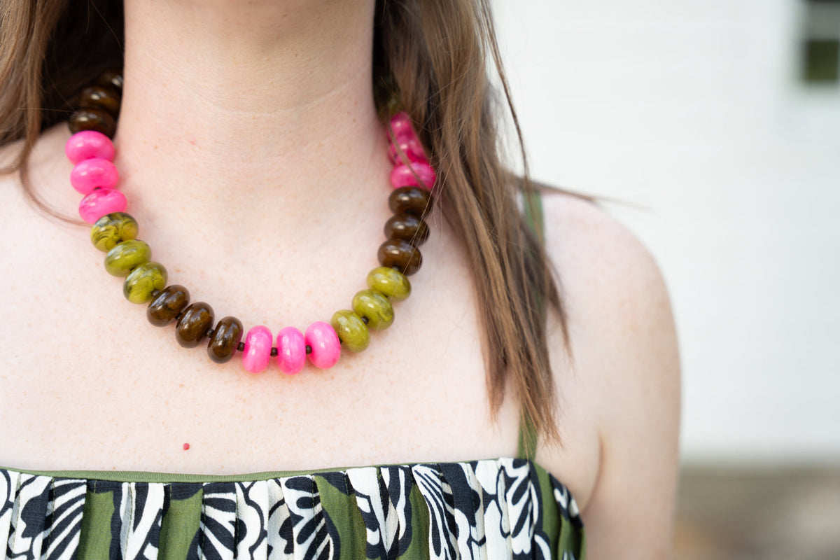 Why is the statement necklace back?