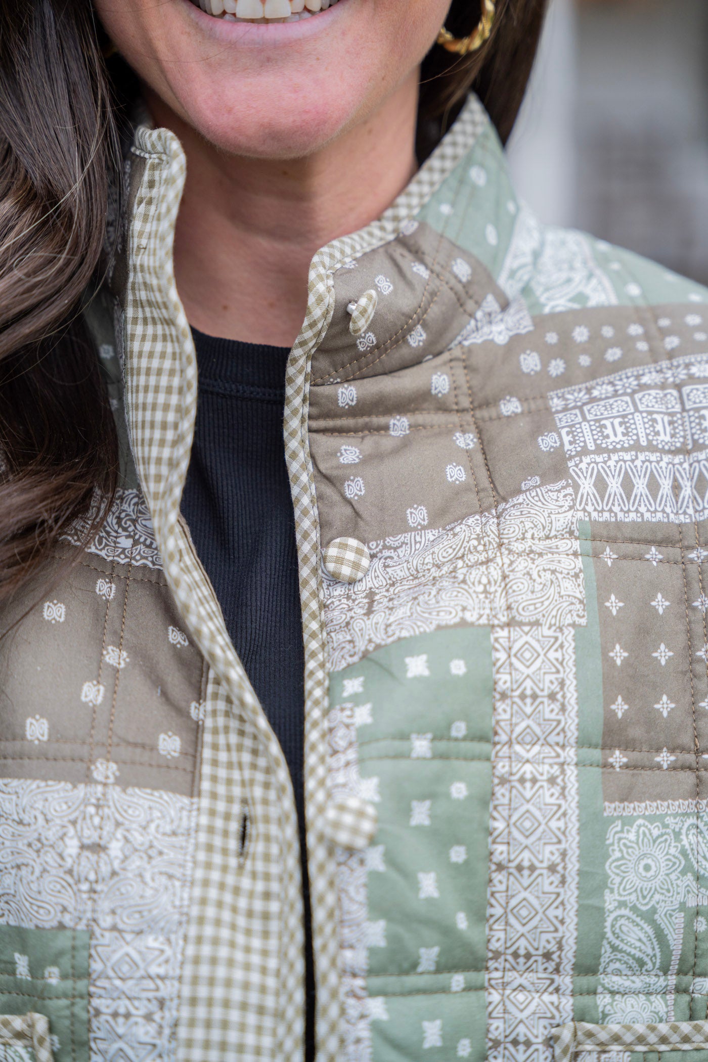 Ash Olive Bandana Jacket