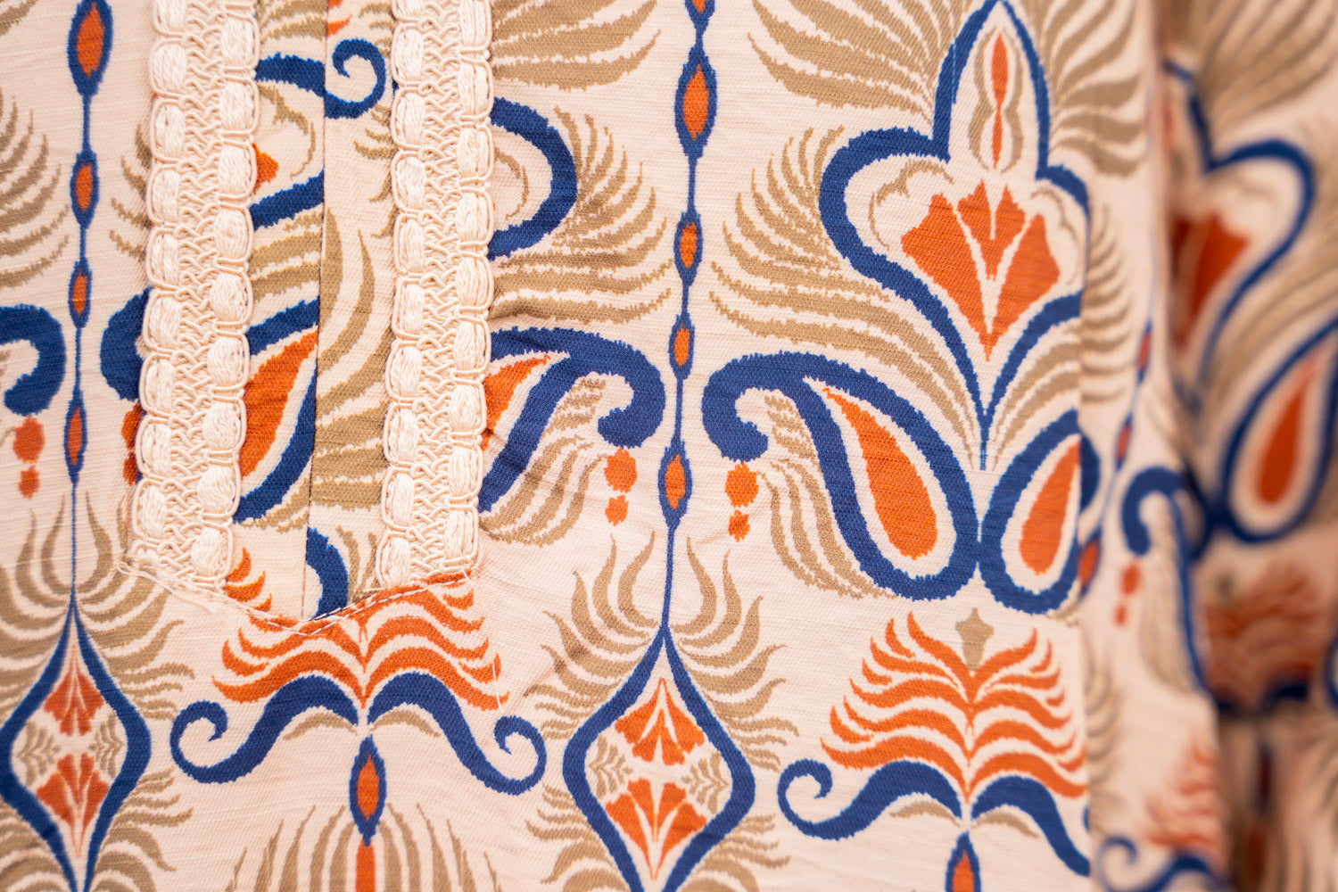 Boho Print Shift Dress