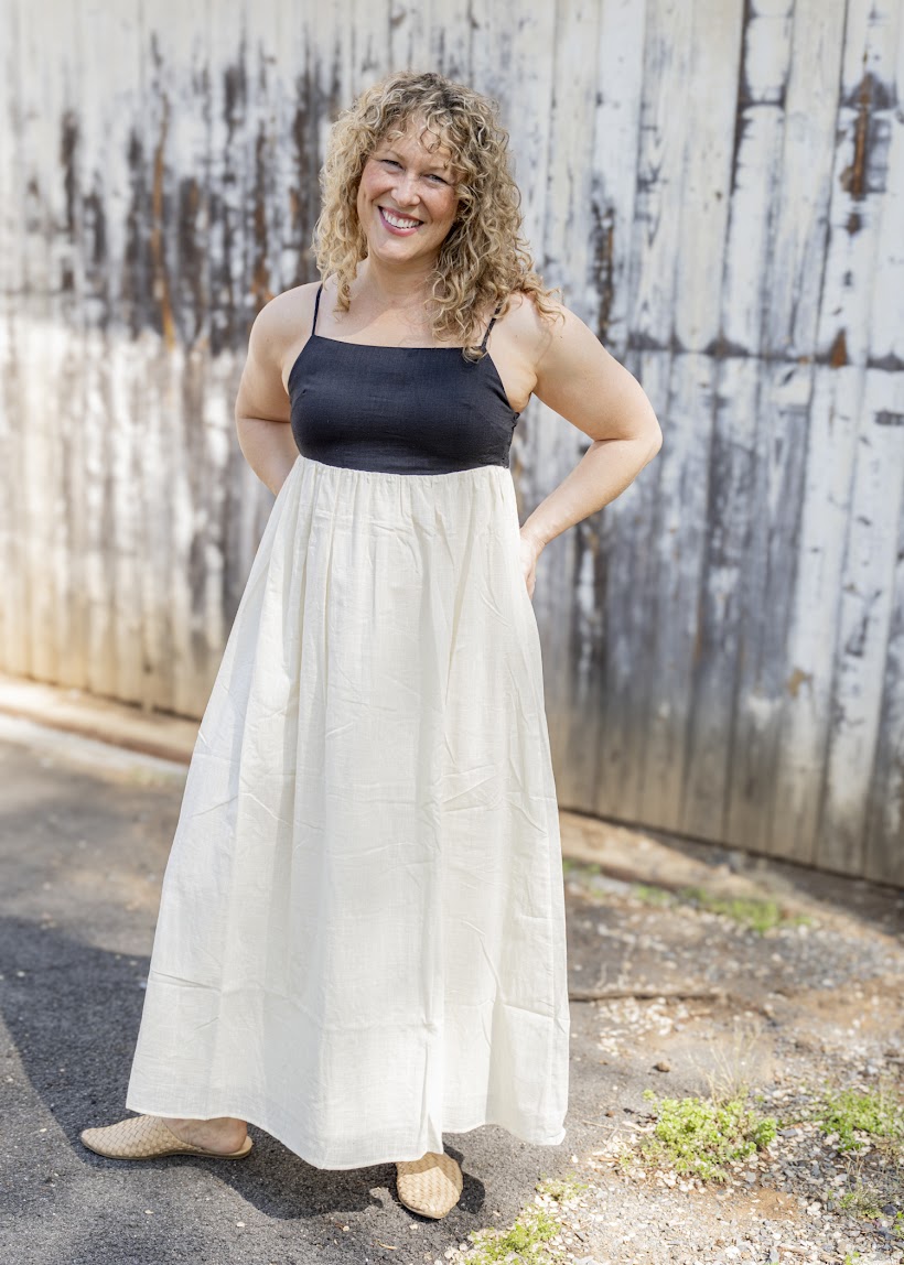 Mitchelle Contrast Maxi Dress