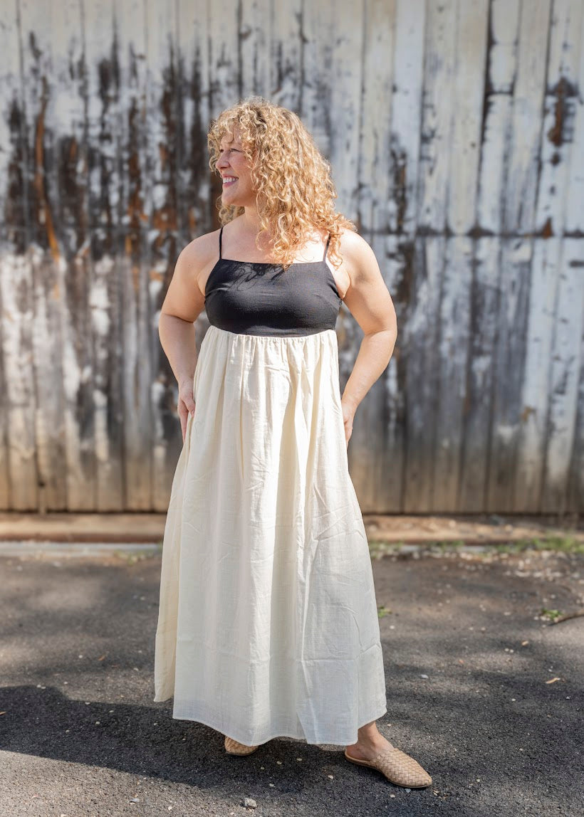 Mitchelle Contrast Maxi Dress