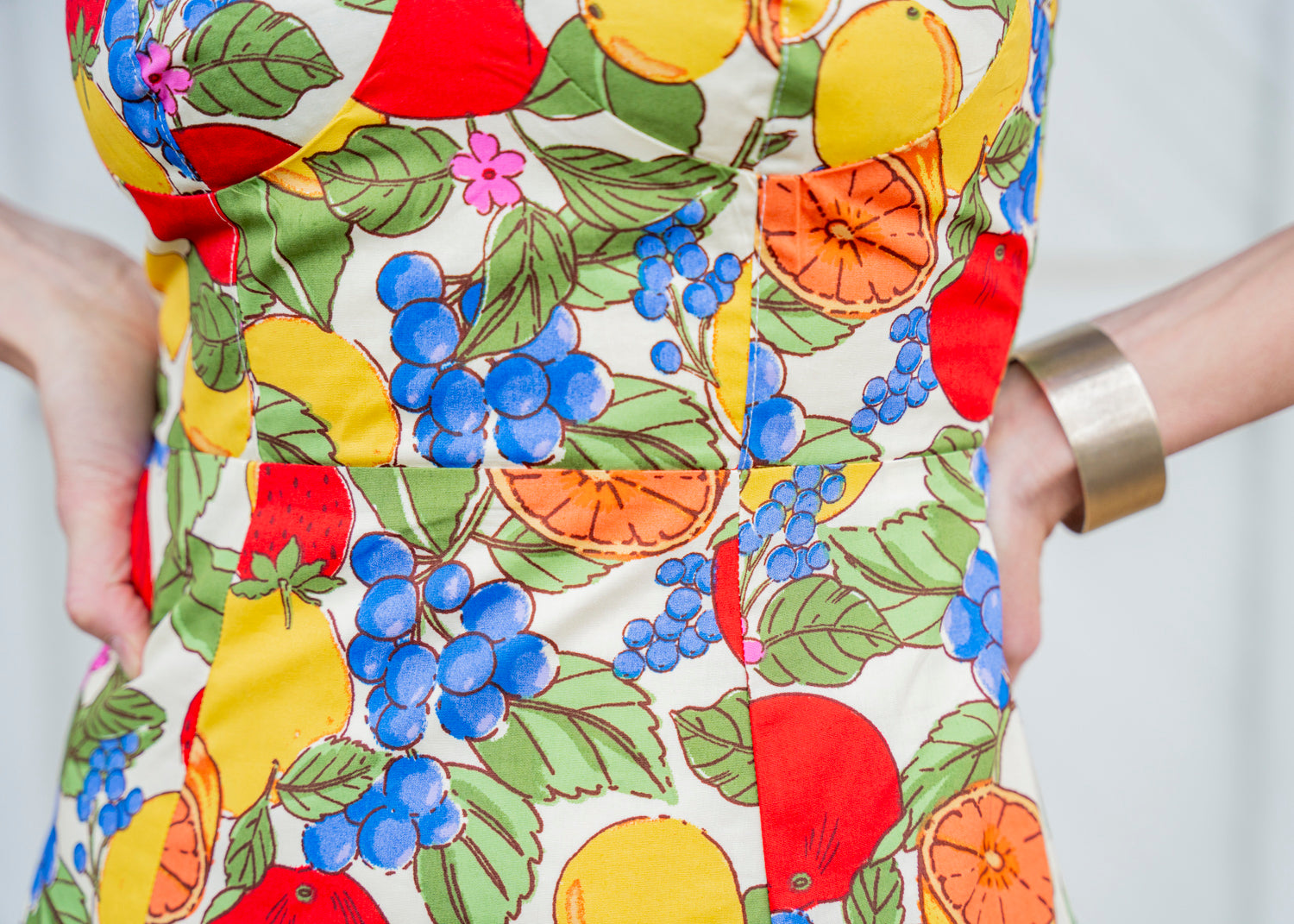 Sun Orange Midi Dress