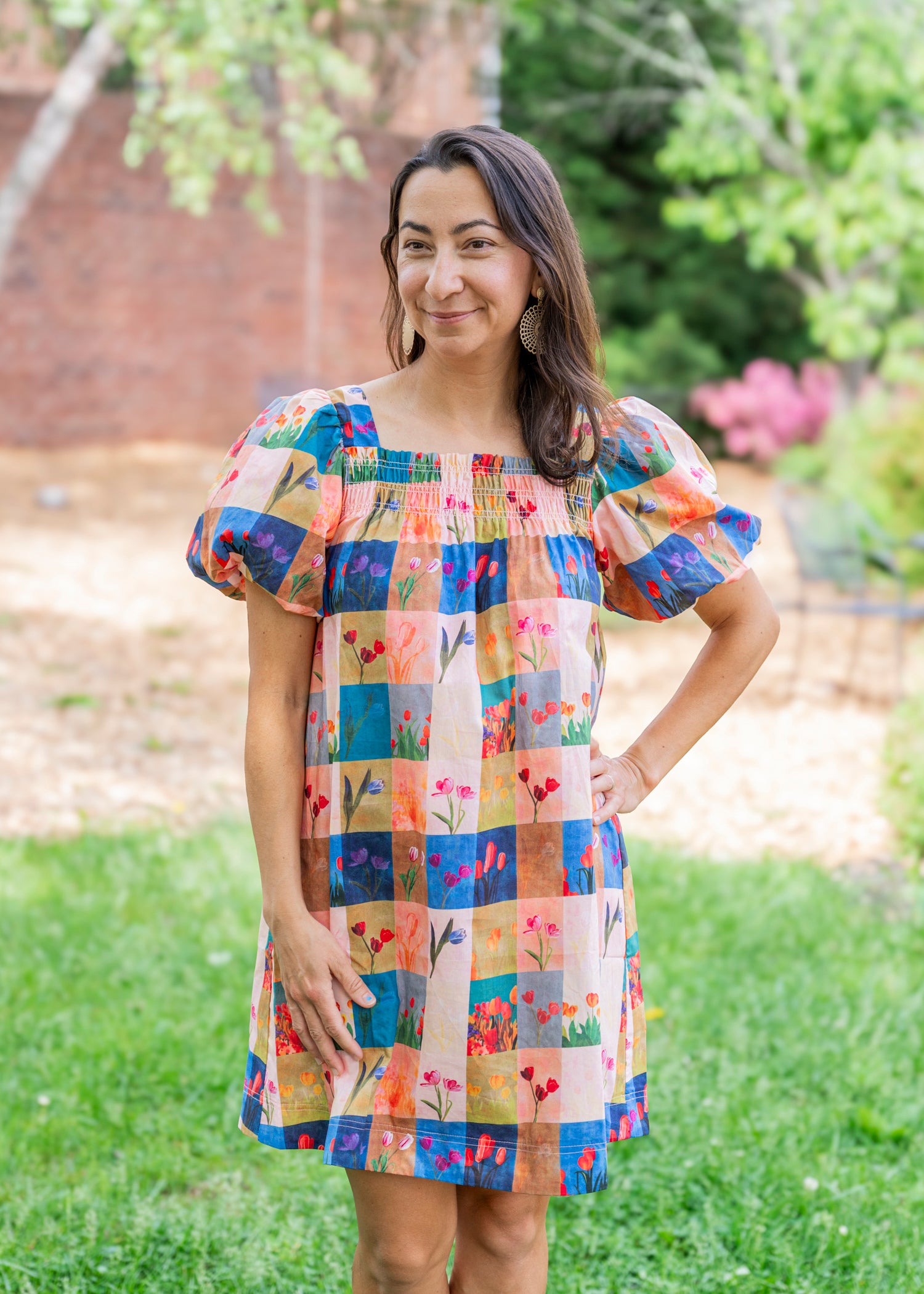 A Tulip a Day Mini Dress