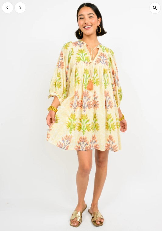 The Breezy Block Print Dress