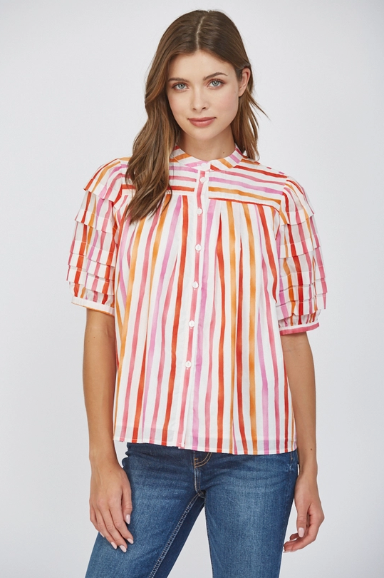 The Cotton Candy Stripe Top