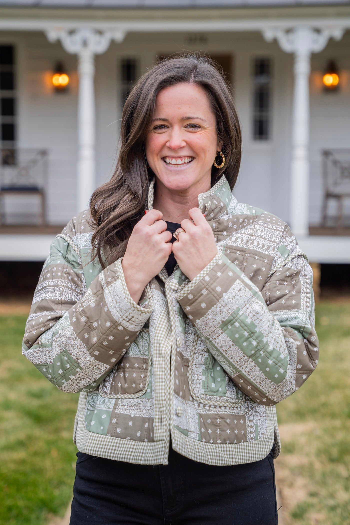 Ash Olive Bandana Jacket