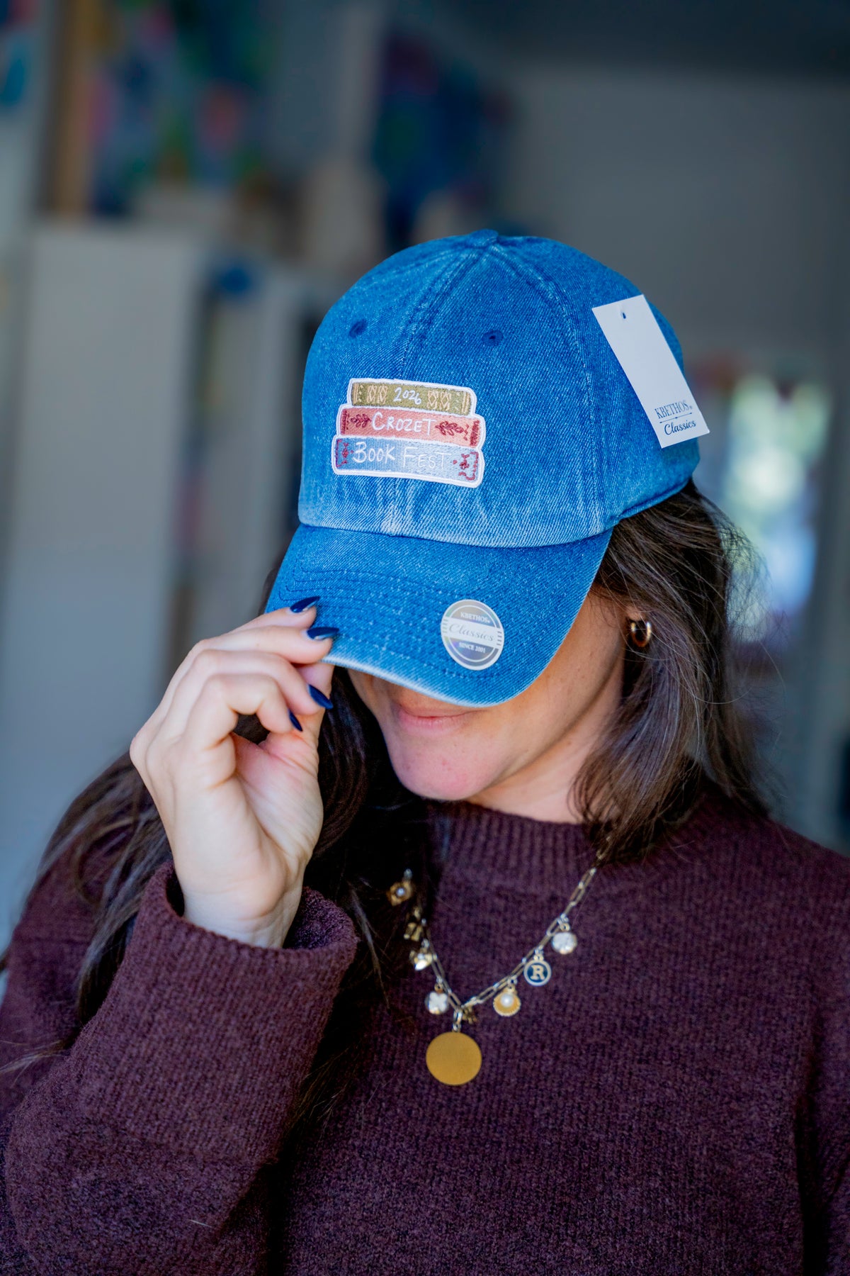 Crozet Book Fest 2026 Denim Hat