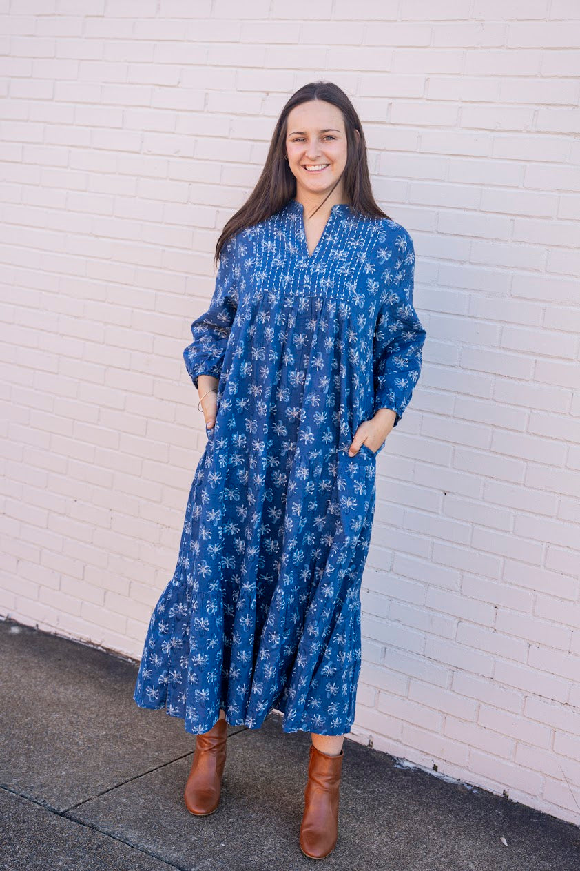 Indigo Dye Maxi