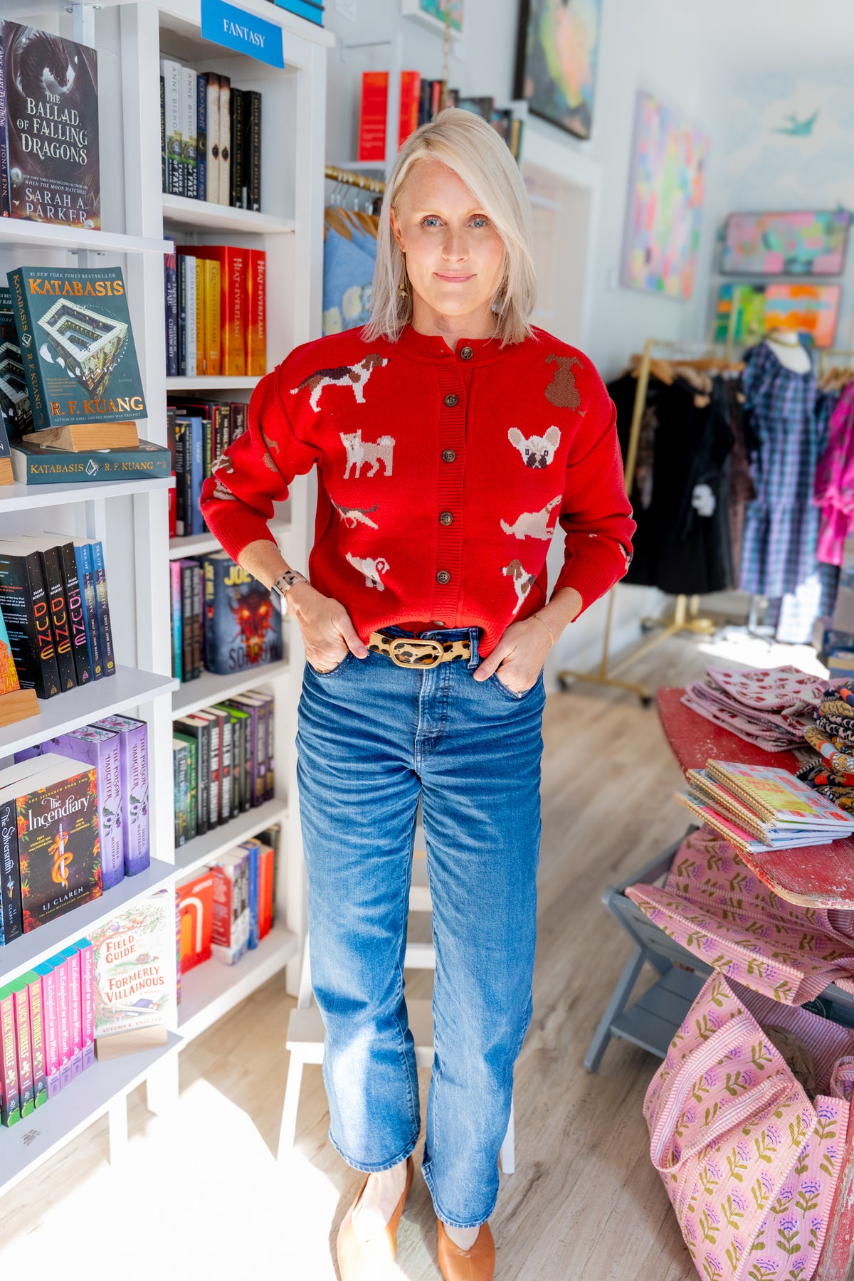 Dog Days Balloon Sleeve Cardigan