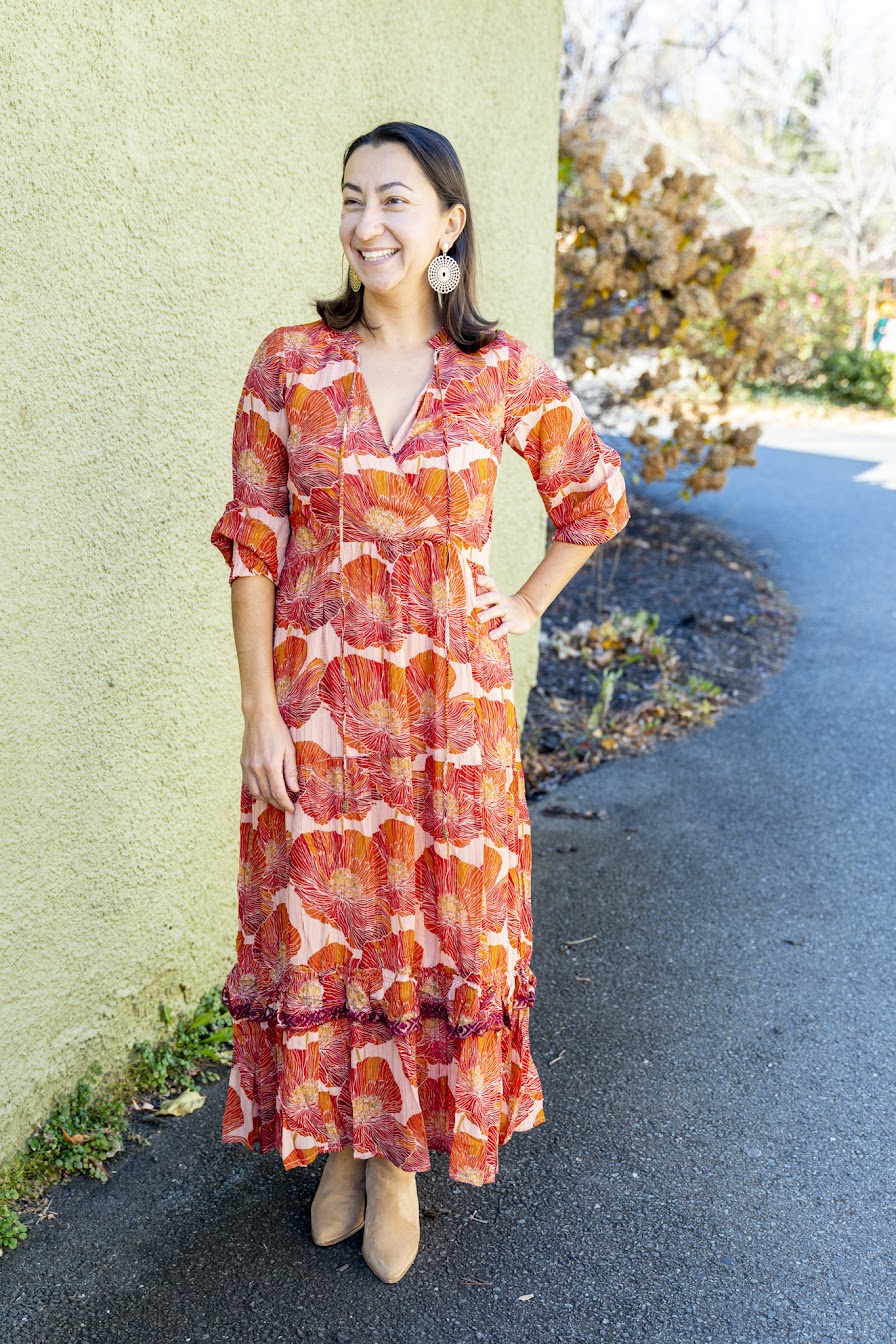 Orange Calendula Dress