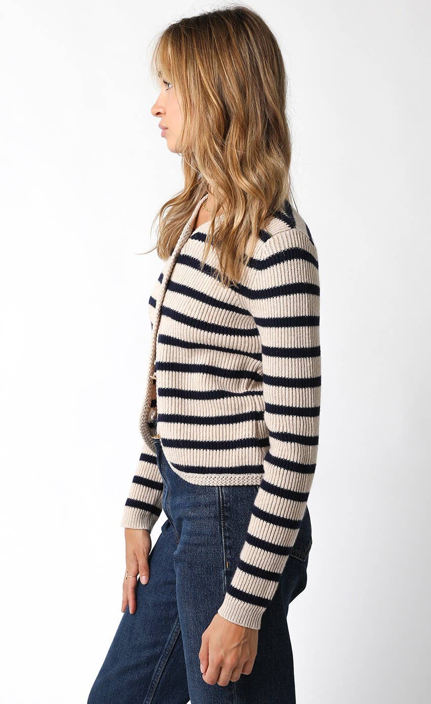 Gia Navy Stripe Sweater