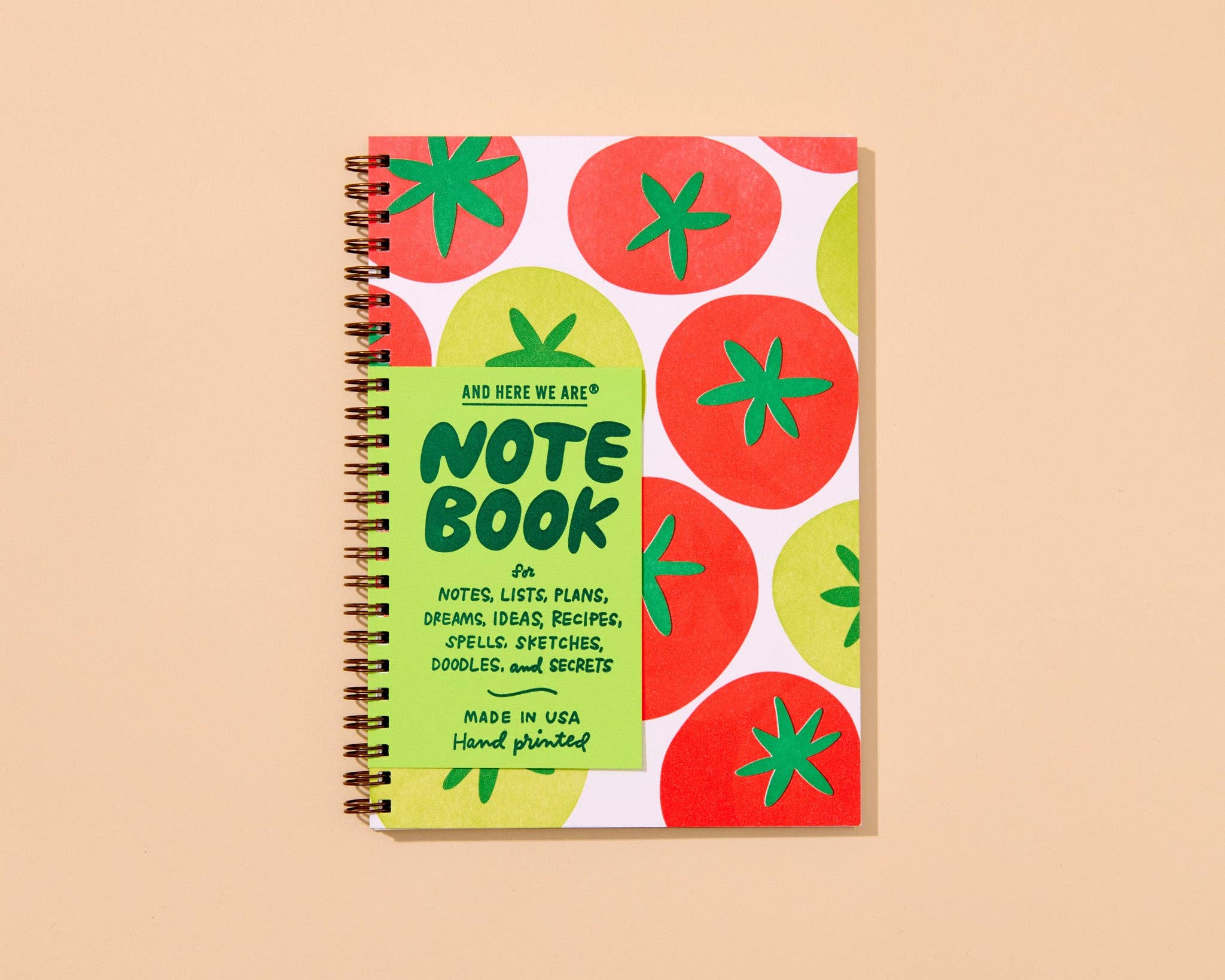 Summer Garden Spiral Notebook
