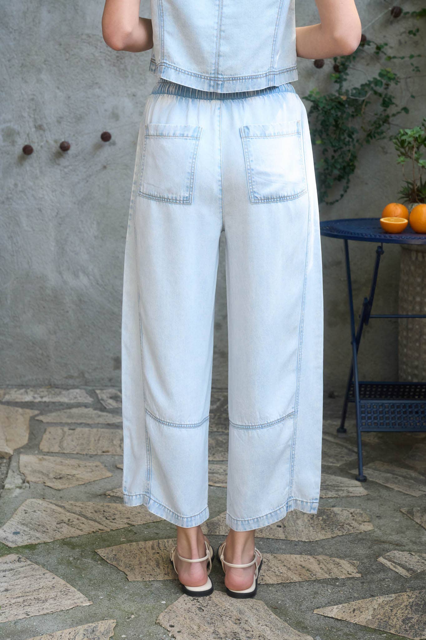 Pippa Washed Denim Pants