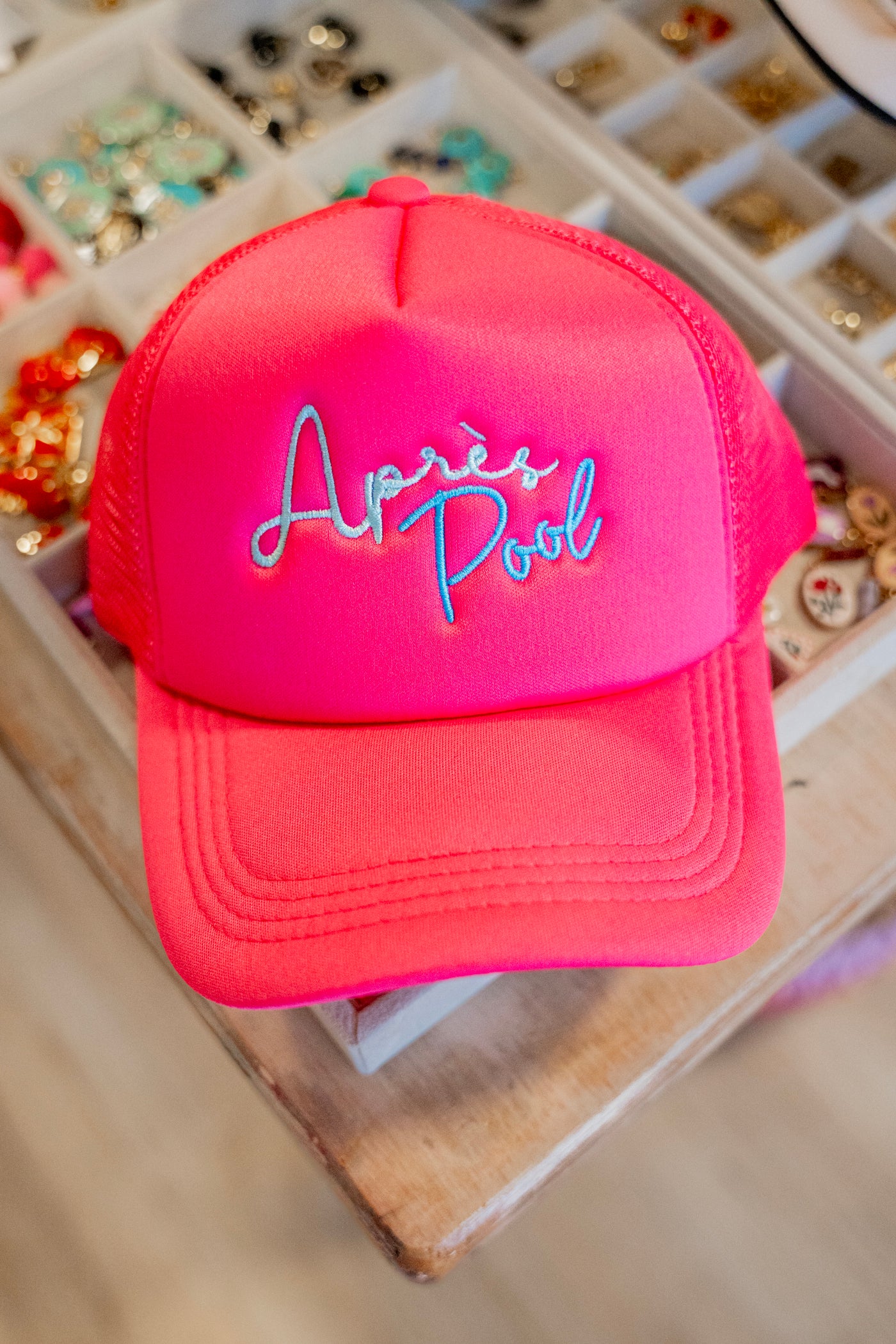 Après Pool Embroidered Trucker Hat
