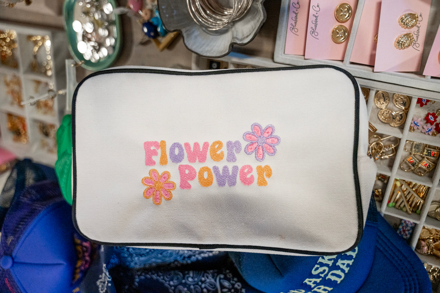 Flower Power Mahjong Tile Bag