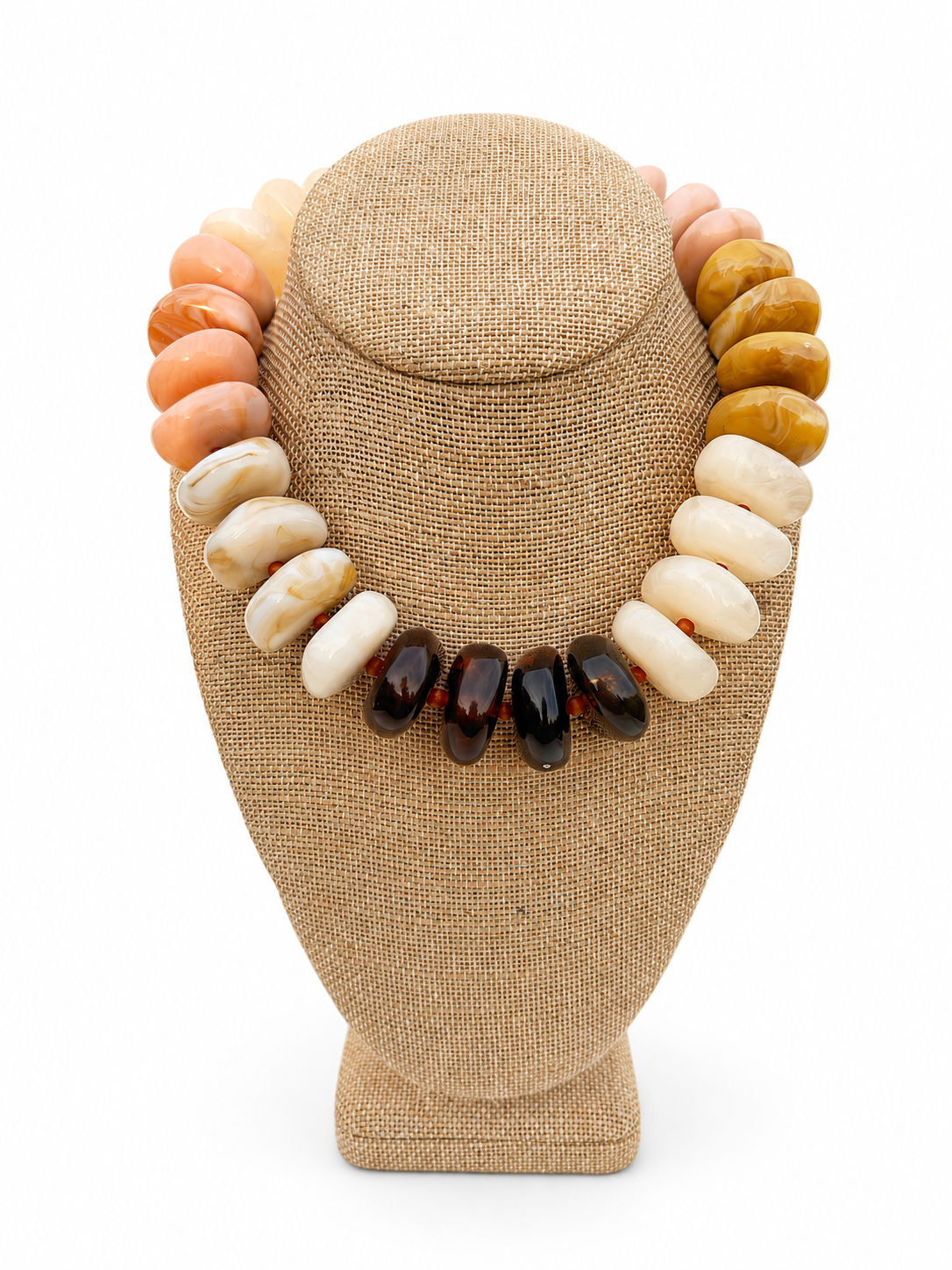 Amberwood Chunky Rondelle Necklace