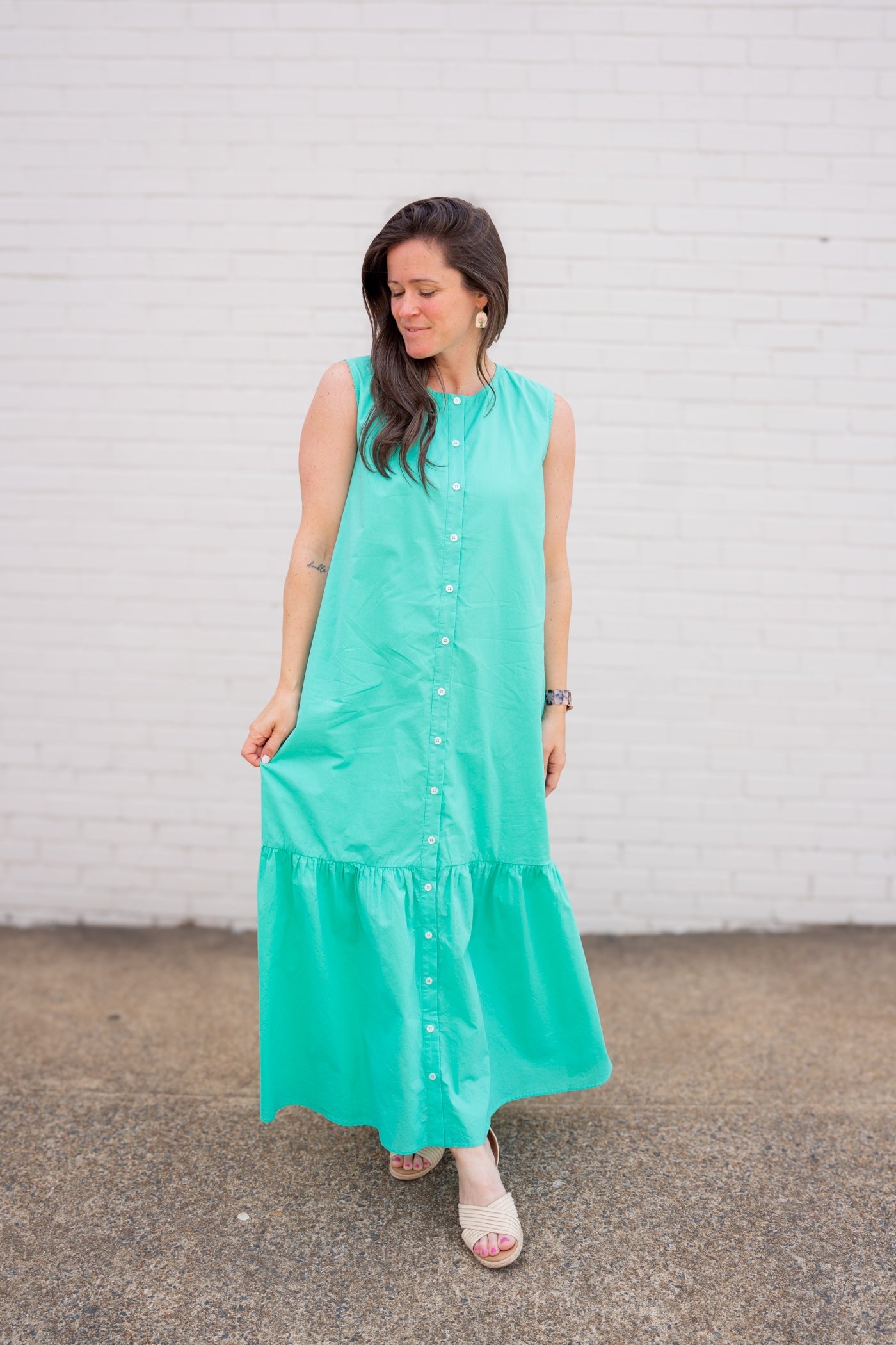 The Pistachio Maxi Dress