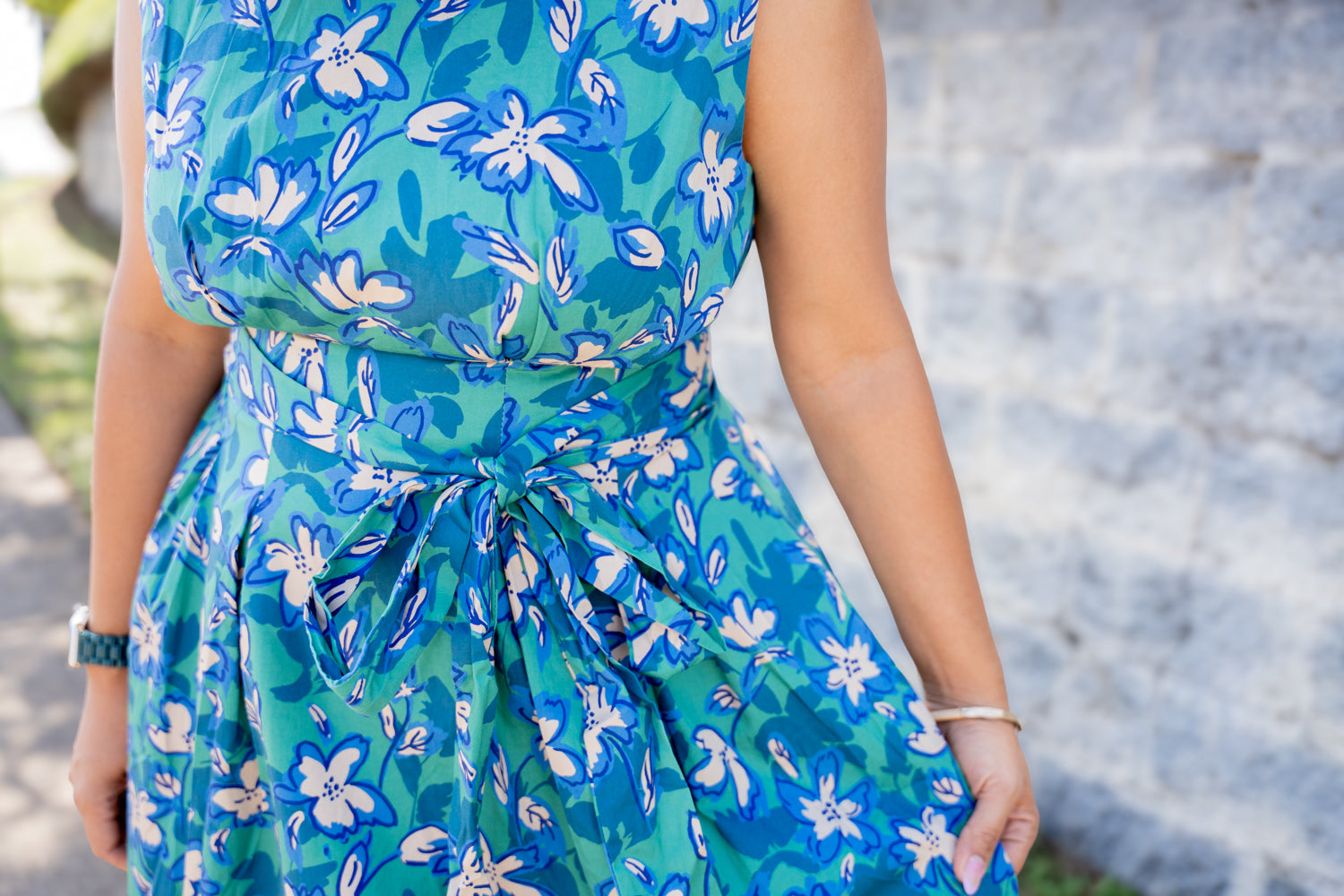 Leigha Fit & Flare Midi Dress