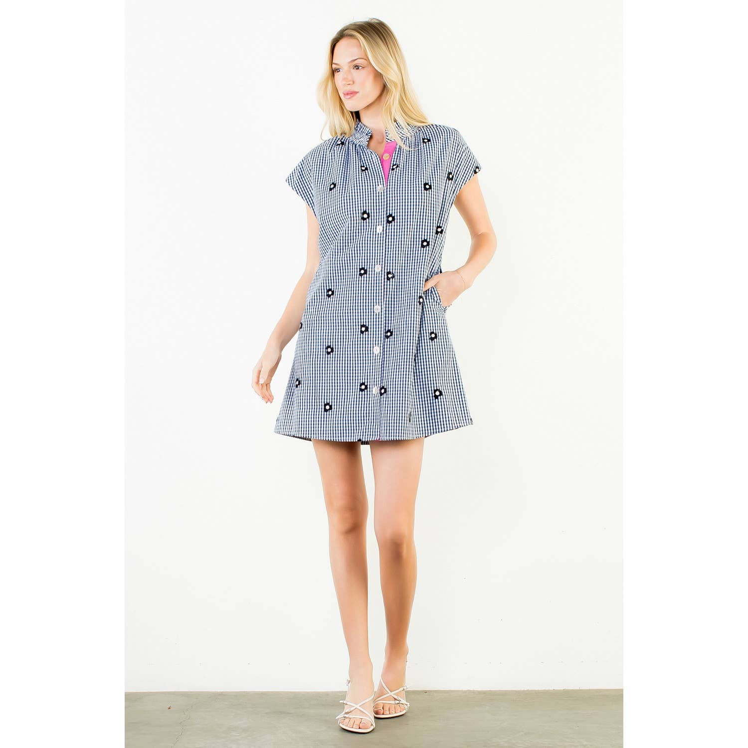 Ginger Gingham Mini Dress