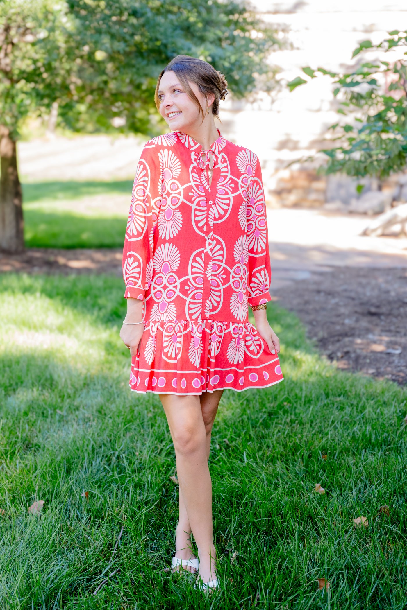 Festival Medallion Mini Dress
