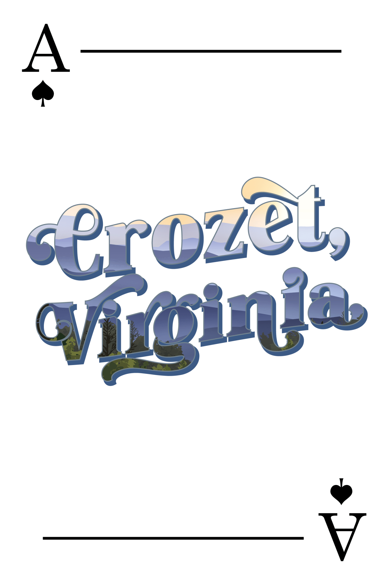 Crozet Playing Cards