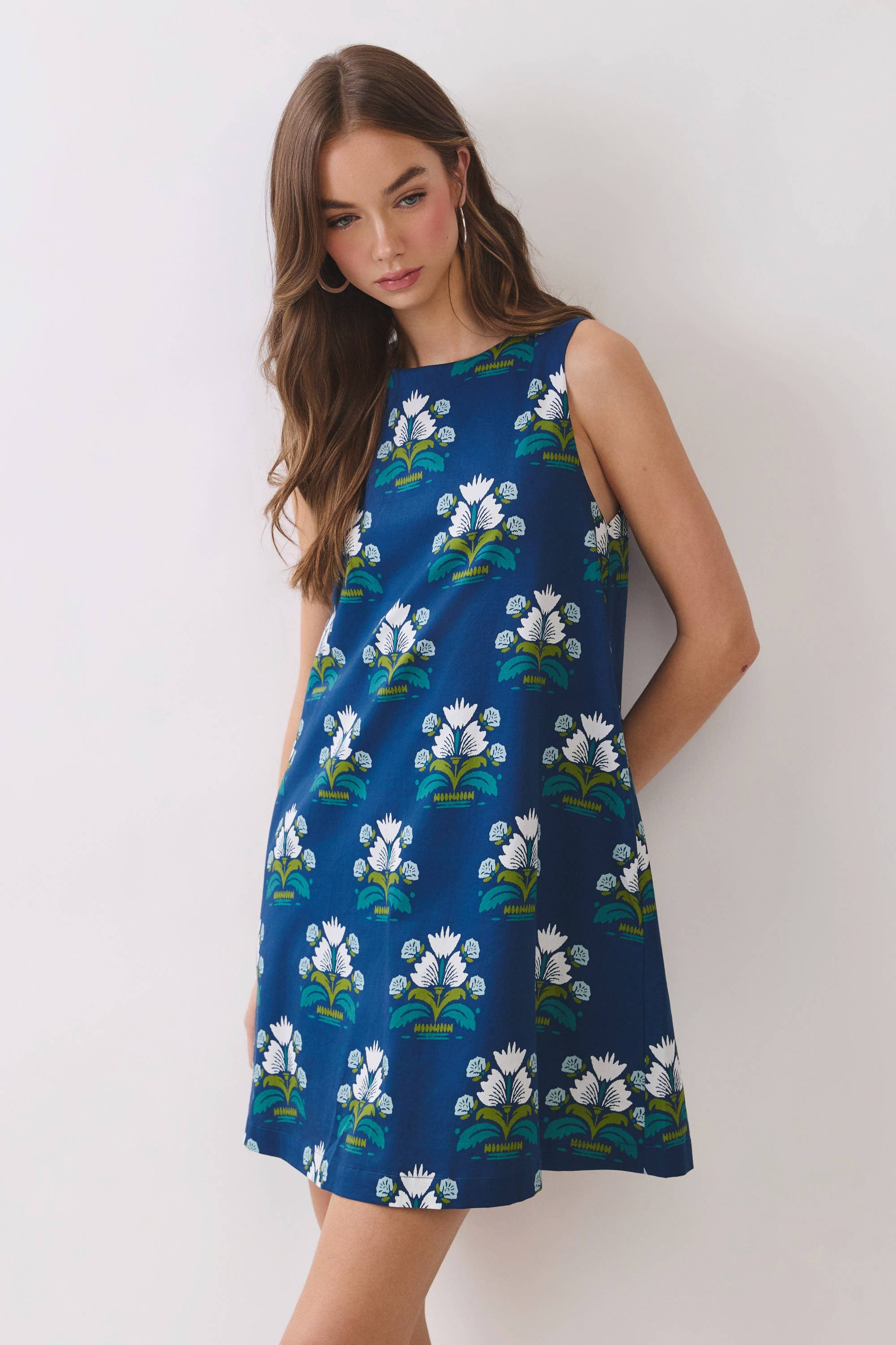 Tallulah Floral Print Shift Dress