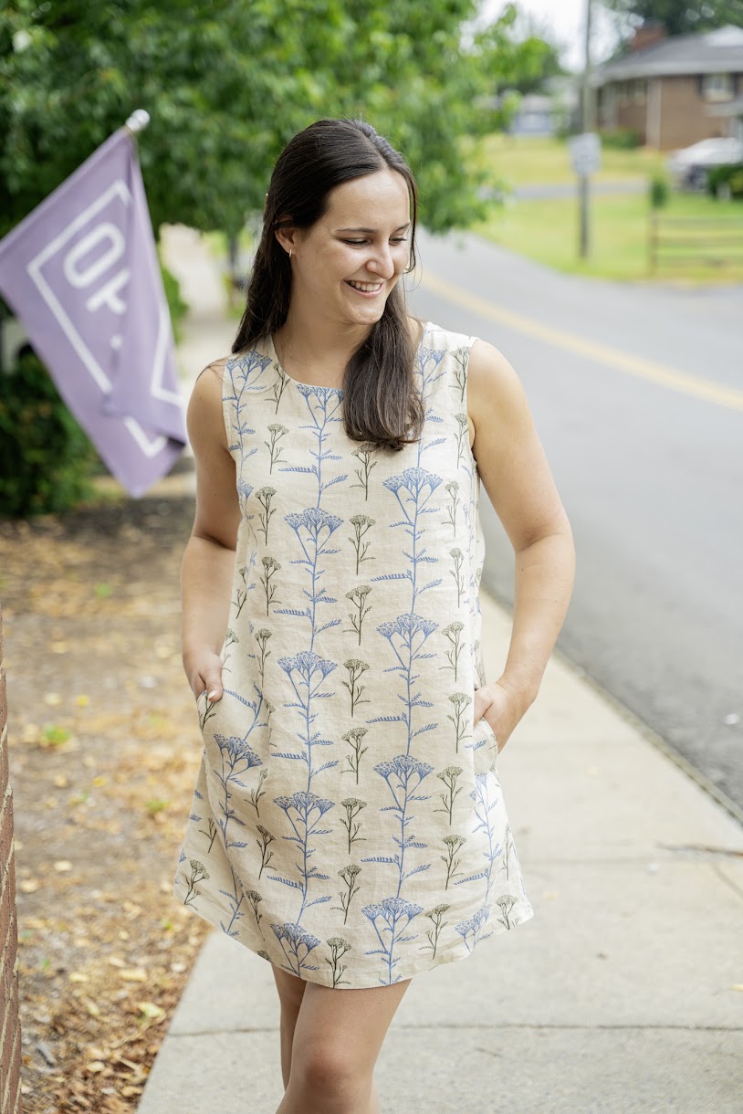 Linen Dress - Cream