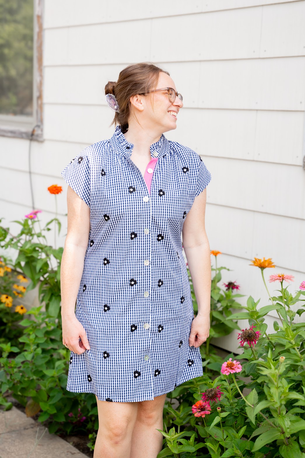 Ginger Gingham Mini Dress