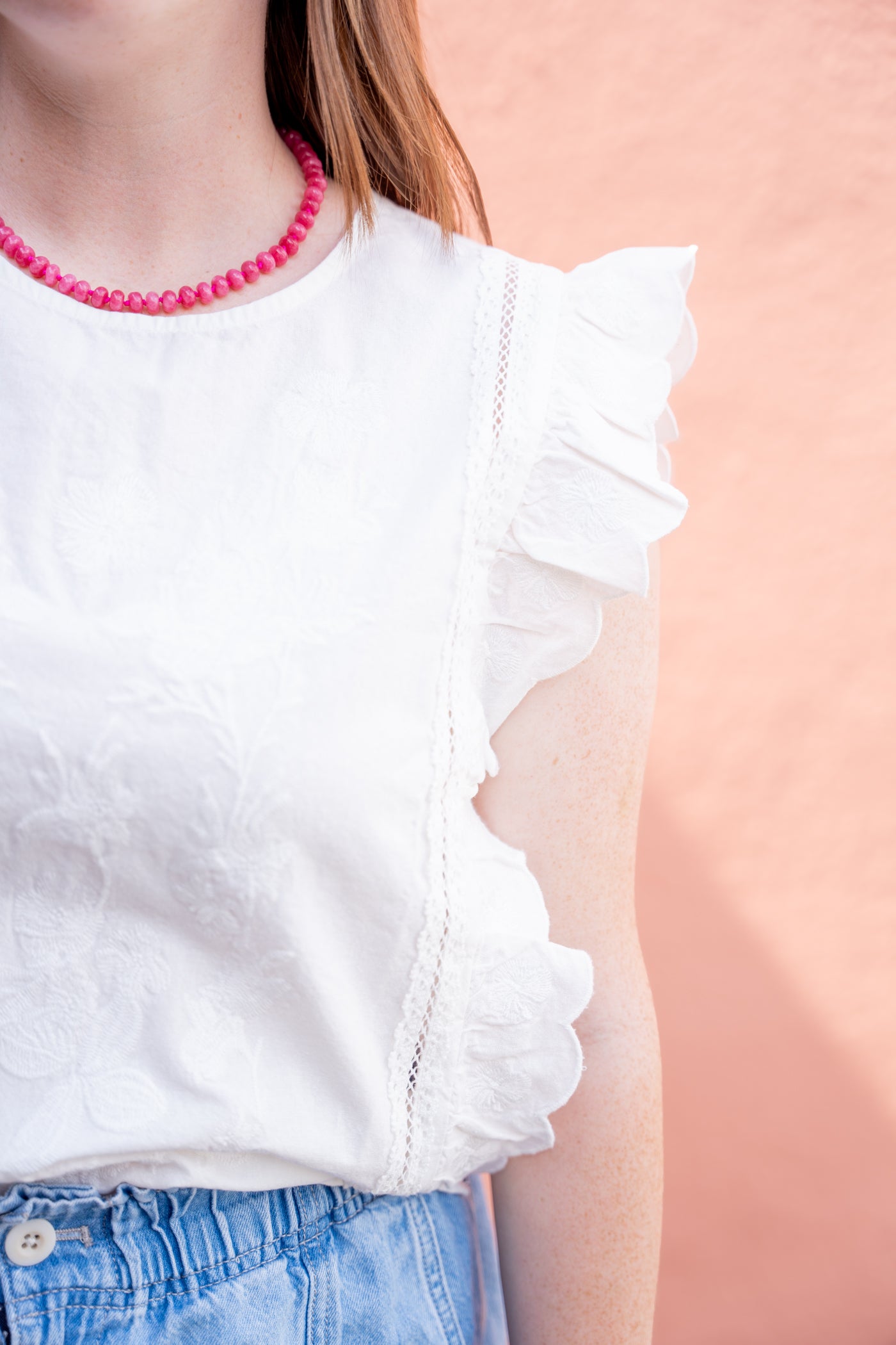 Ulla Flutter Sleeve Top