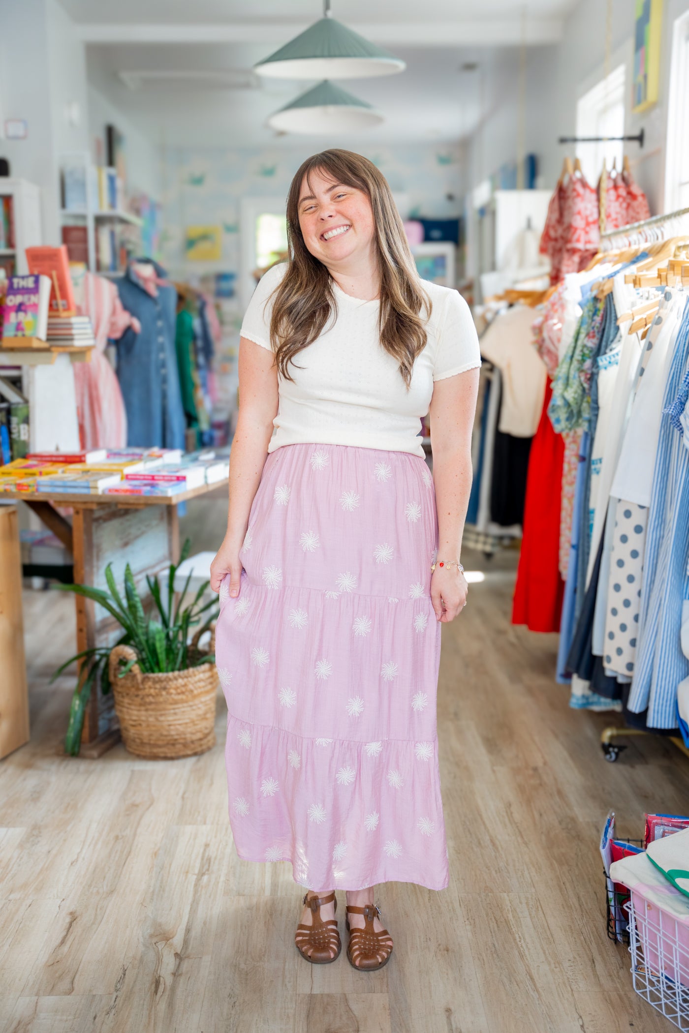 Rosie Embroidered Tiered Skirt