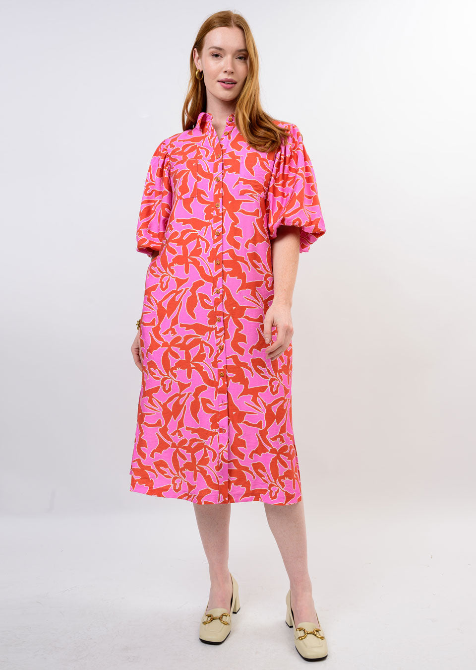 Summers End Midi Shirt Dress