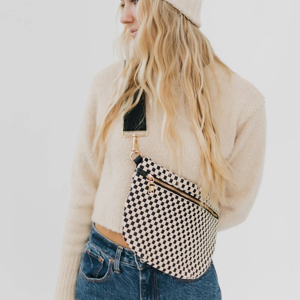 Westlyn Woven Bum Bag *NEW COLORS ADDED*: Cream