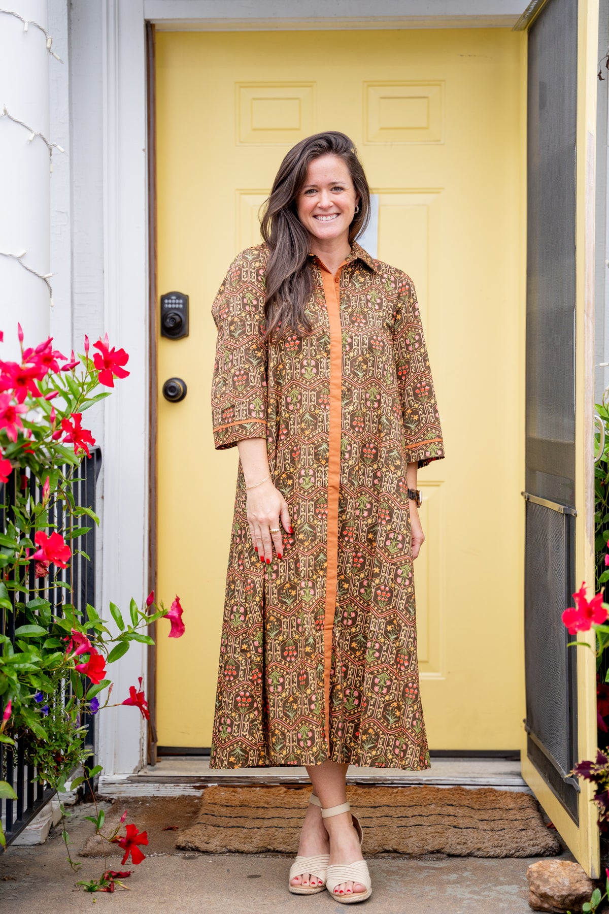 Delia Toffee Shirt Dress
