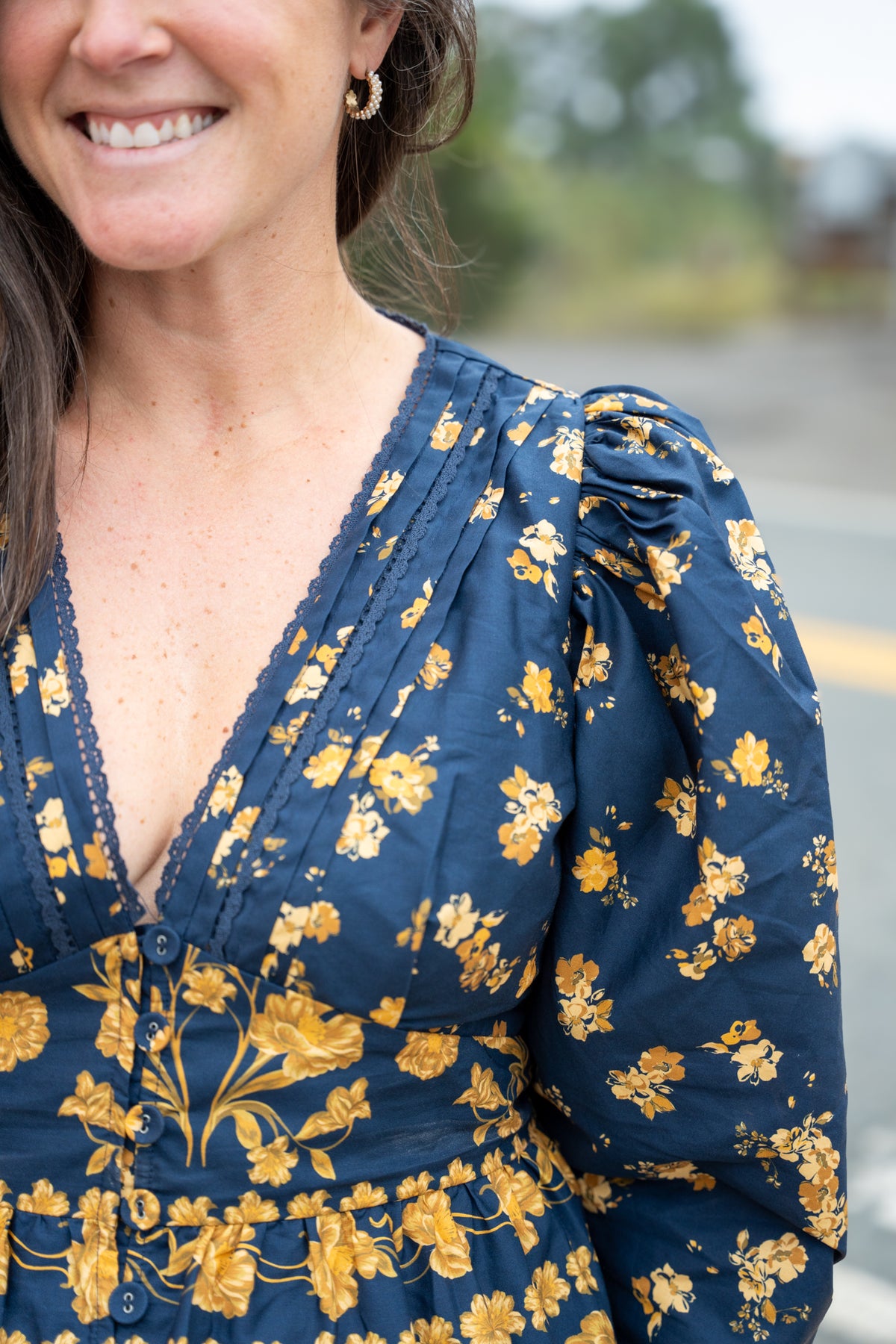 Arya Navy & Gold Blouse