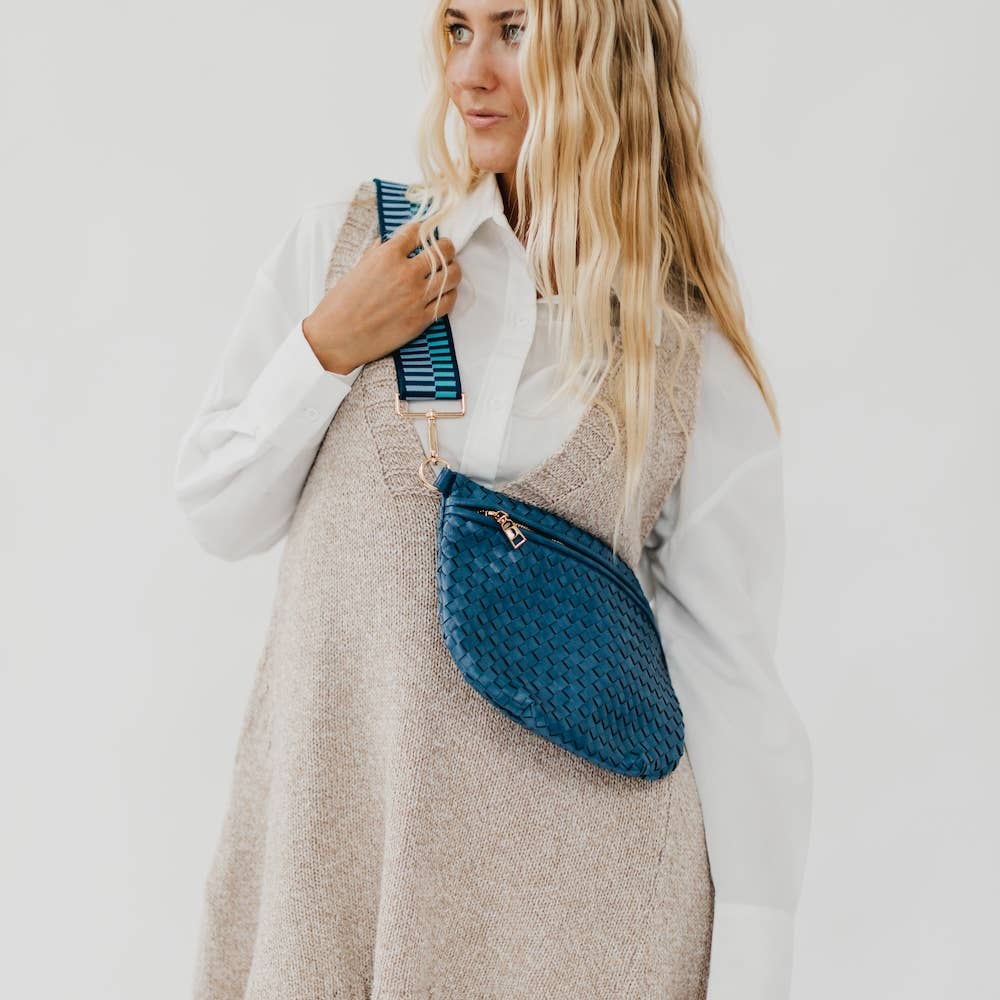 Westlyn Woven Bum Bag *NEW COLORS ADDED*: Cream