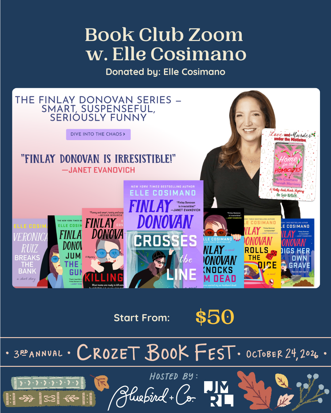 45 Minute Book Club Zoom w. Elle Cosimano