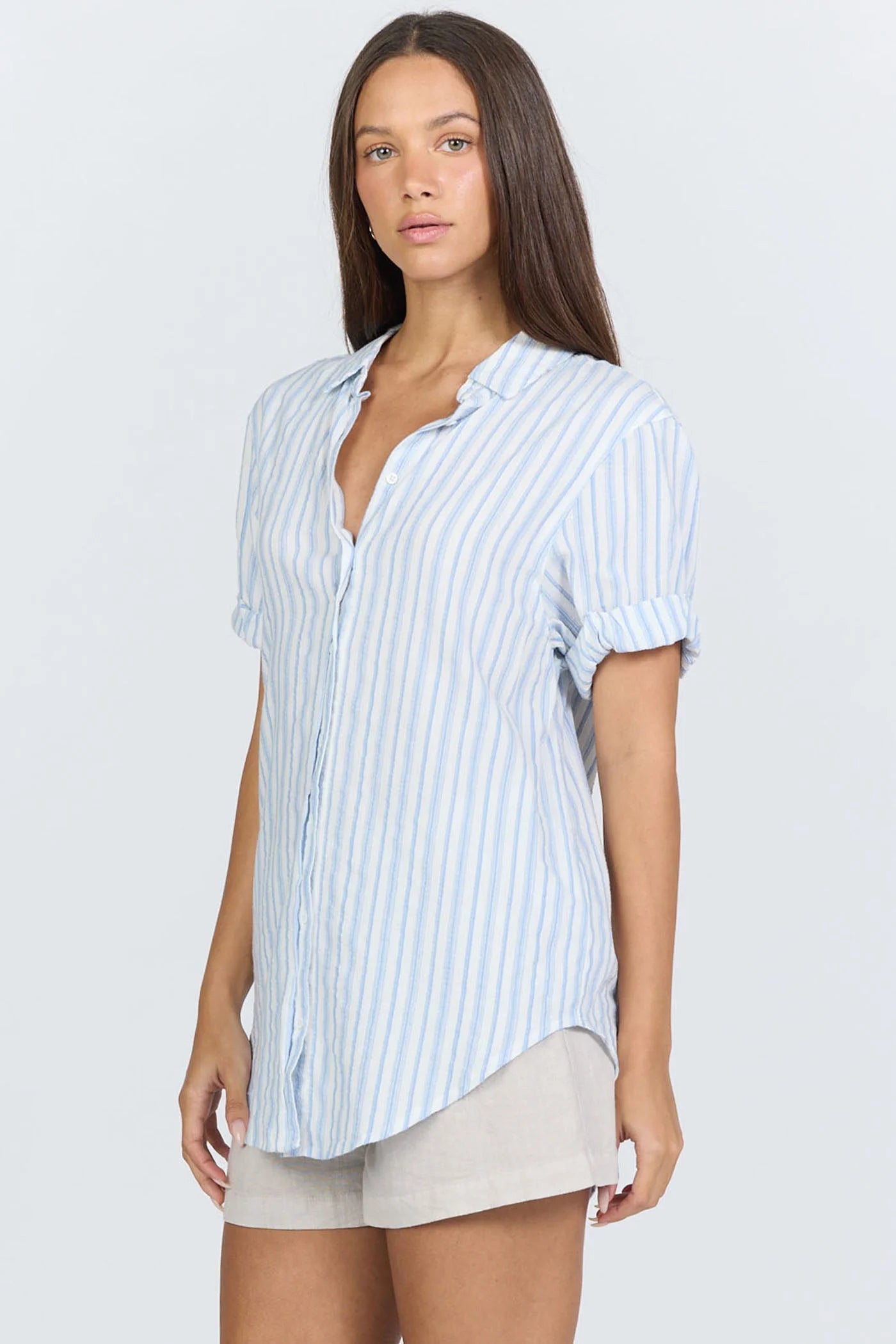 The Benning Top in Skyway Stripe