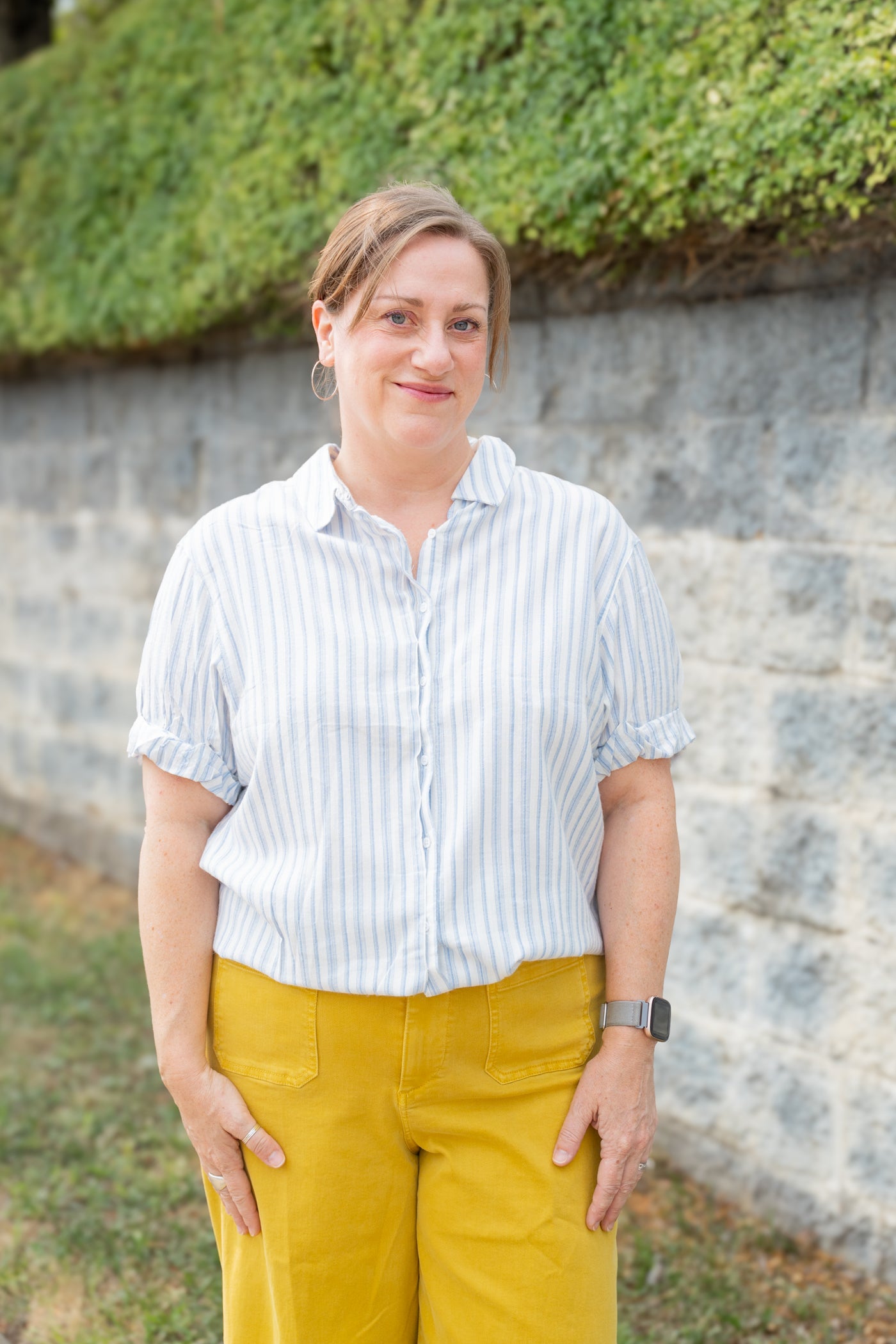 The Benning Top in Skyway Stripe