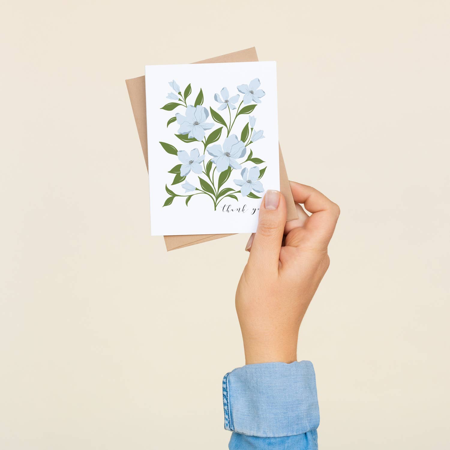 "Thank You" Dogwood Bouquet / Thank You / BOX SET OF 8