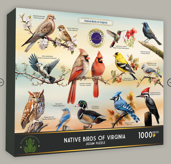 Native Birds of Virginia Jigsaw Puzzle