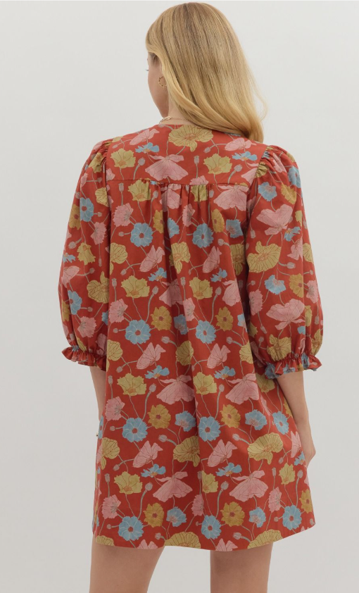 Delilah Floral Mini Dress