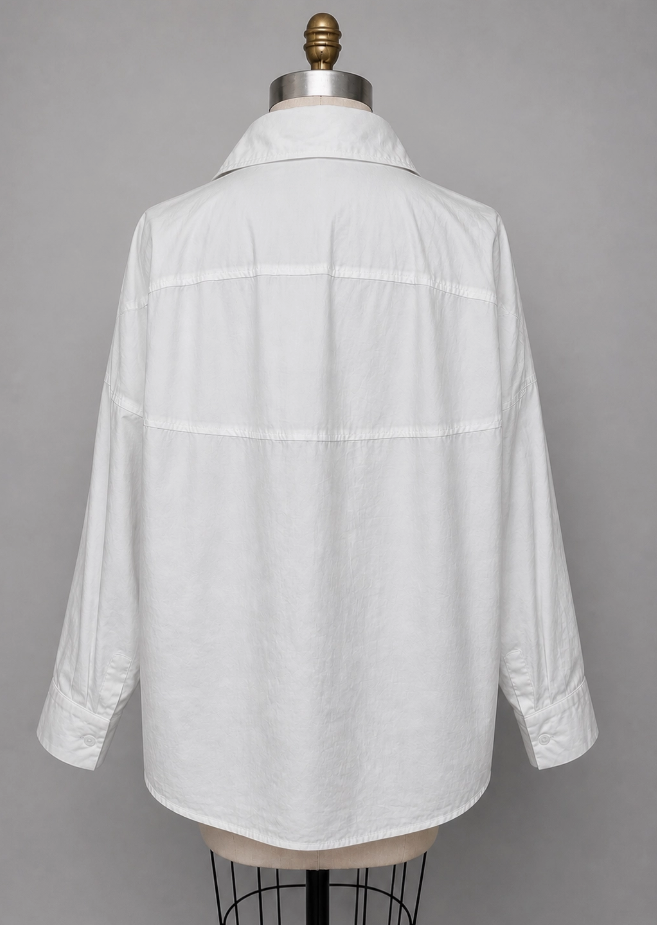 Claire Poplin Button Down Shirt
