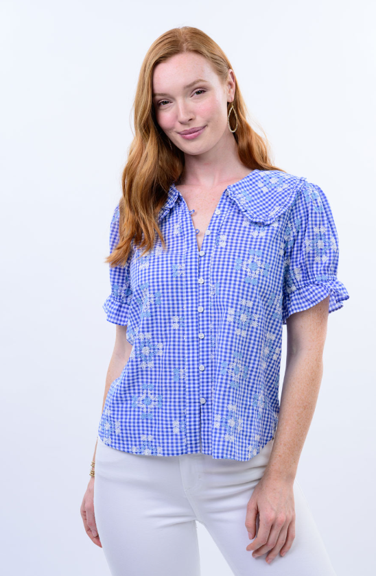 Ditsy Poet Top