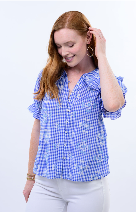 Ditsy Poet Top