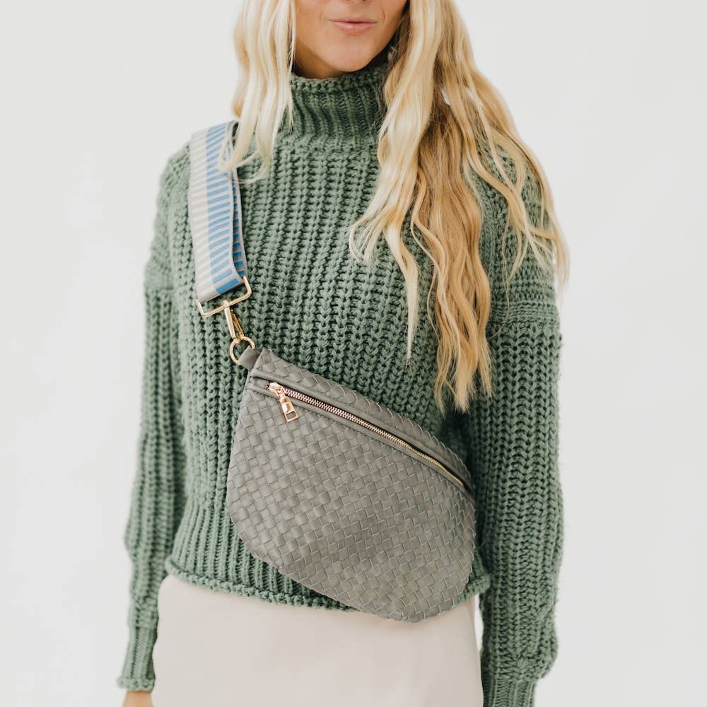 Westlyn Woven Bum Bag *NEW COLORS ADDED*: Cream