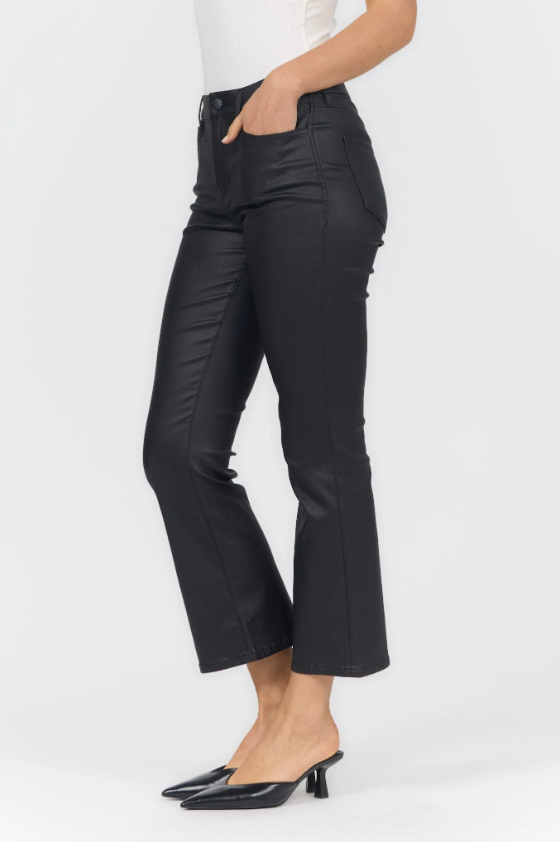 Jeanne Flare Pant in Black
