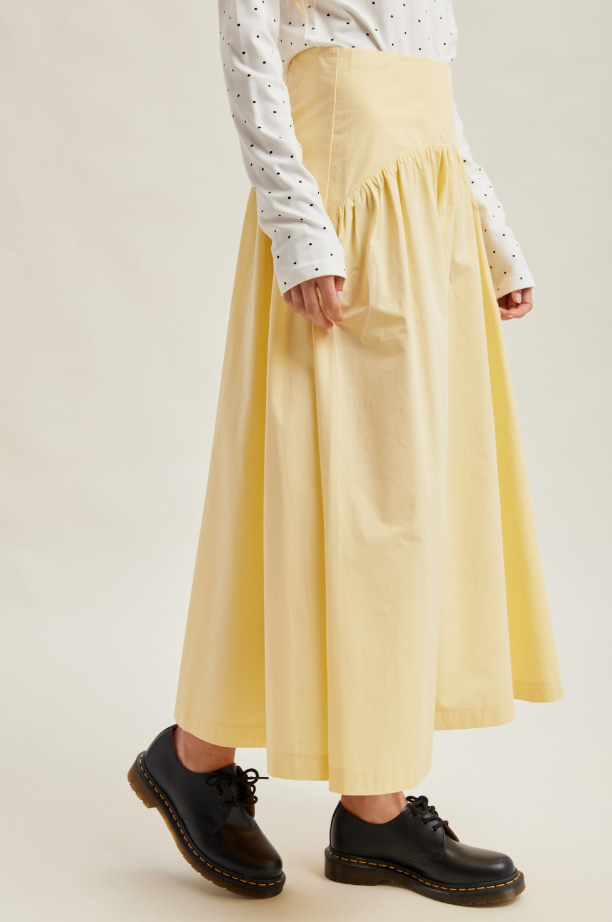 Lemon Drop Midi Skirt