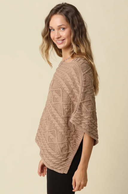 Margo Mocha Cape