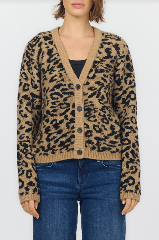 Naylani Leopard Cardigan